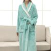 beau-peignoir-femme-turquoise-vert