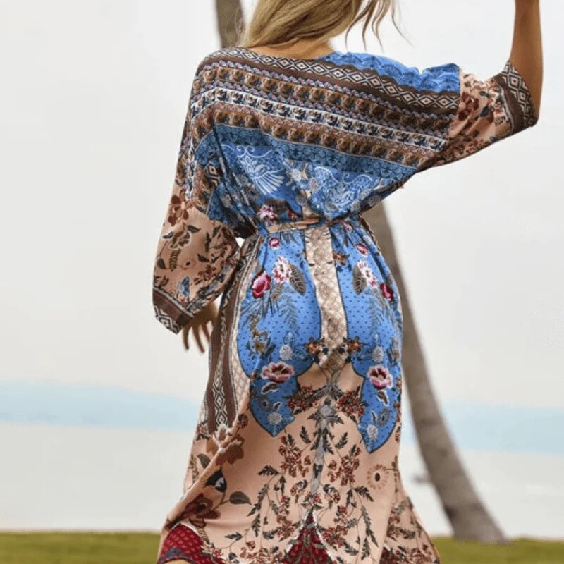 Kimono Femme Coton Kimono Femme Coton – Image 3