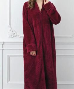 Peignoir Femme Éponge Zippé Peignoir Femme Éponge Zippé