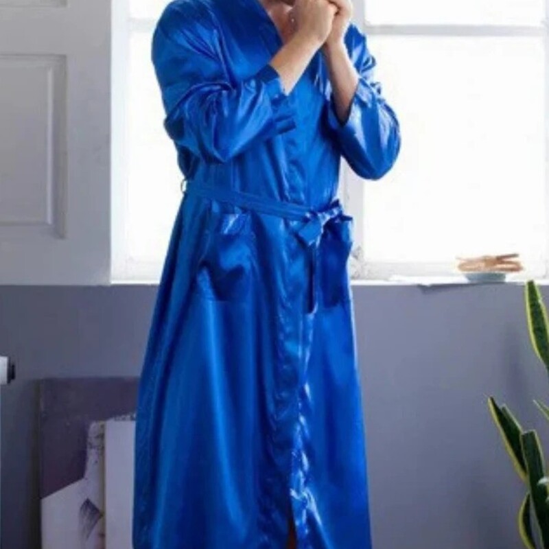 Peignoir Homme Bleu Peignoir Homme Bleu – Image 3