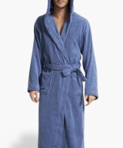 Peignoir Homme Long Capuche