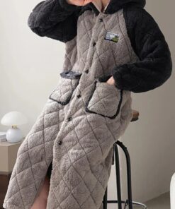 Peignoir Homme Plaid