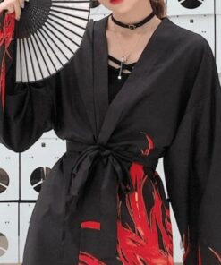 Kimono Femme Court